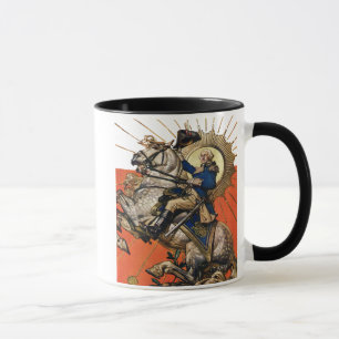 Caneca George Washington a cavalo