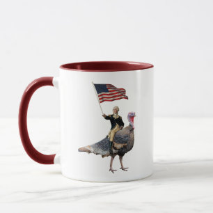 Caneca George Washington Dirigindo Uma Ação De Graças 