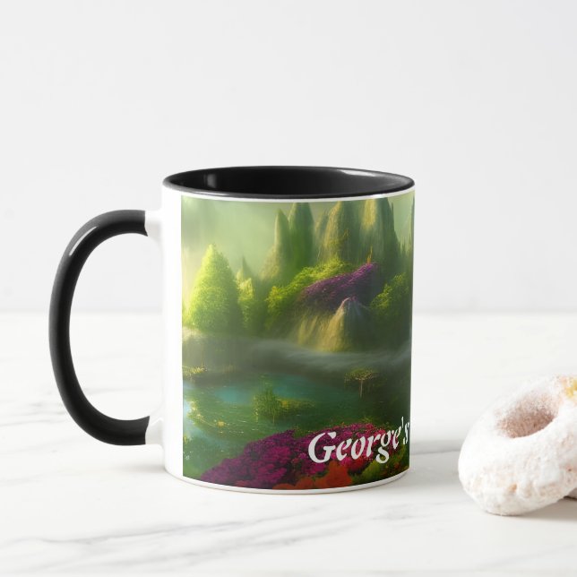 Caneca George's Morning Tea Personalizável (Com Donut)