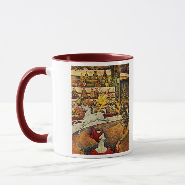 Caneca Georges Seurat's The Circus (1891) (Esquerda)