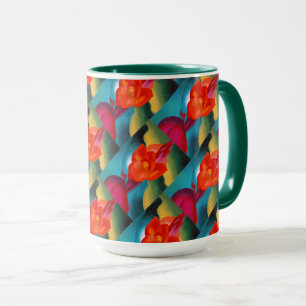 Caneca Georgia O'Keefe 1919 Red Canna