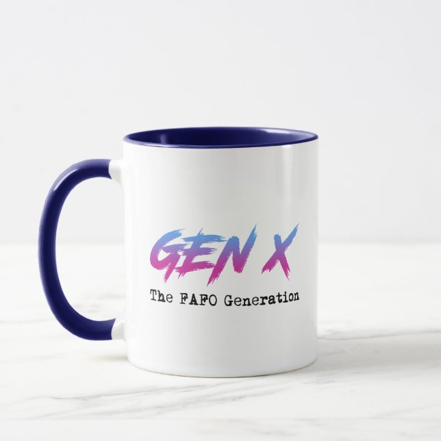 Caneca Geração X - A Geração FAFO (Esquerda)