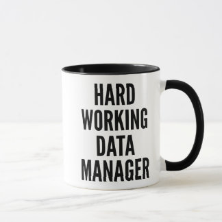 Caneca Gerenciador de Dados de Trabalho do duro