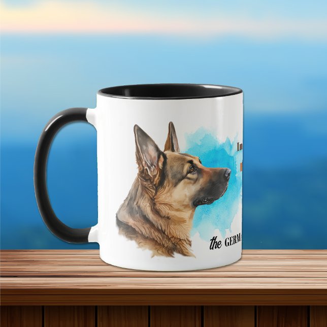 Caneca German shepherd Cão - Amigo Leal (Criador carregado)