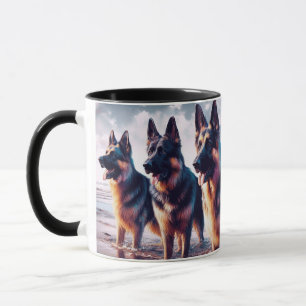 Caneca GERMAN SHEPHERD na PRAIA -208-