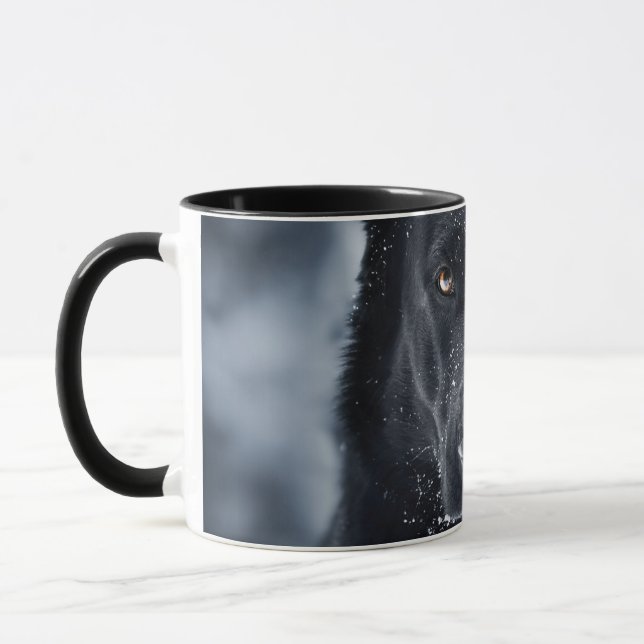 Caneca German shepherd Preto (Esquerda)