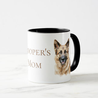 Caneca German Shepherd Watercolor 