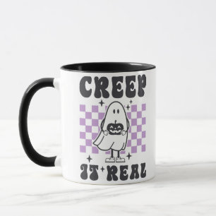 Caneca Ghost White Halloween Muito Bonito