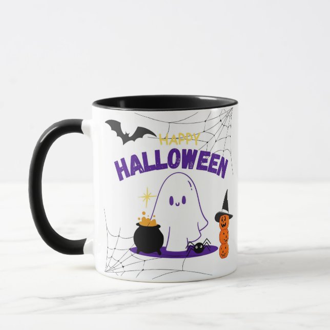 Caneca Ghostie Halloween, Ghostie Mug (Esquerda)