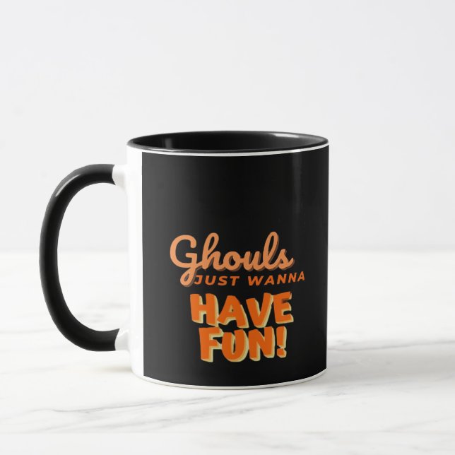 Caneca Ghouls Só Quer Se Divertir (Esquerda)