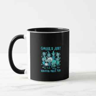 Caneca Ghouls Só Quer Se Divertir - Gráfico Design assust