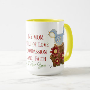 Caneca Gift Mug Para A Mãe Amarela Combo Mug De 15 Oz