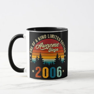 Caneca Gifts Vintage 2006 Limited Edition, com 16 anos