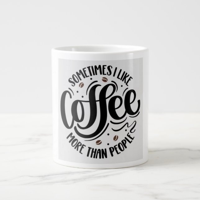 caneca gigante de café (Frente)