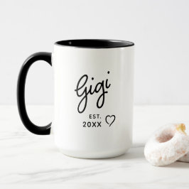 Caneca Gigi Data de Estabelecimento Família Moderna