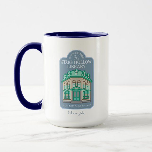 Caneca Gilmore Girls | Biblioteca Hollow de Estrelas (Esquerda)