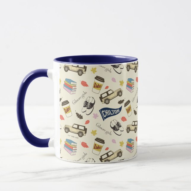Caneca Gilmore Girls Chilton Fall Pattern (Esquerda)