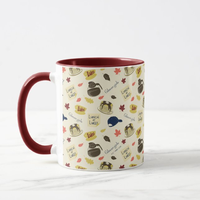 Caneca Gilmore Girls Lunch at Luke’s Pattern (Esquerda)