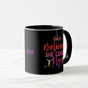 Caneca Ginástica Barras Paralelas - Acreditava que Conseg
