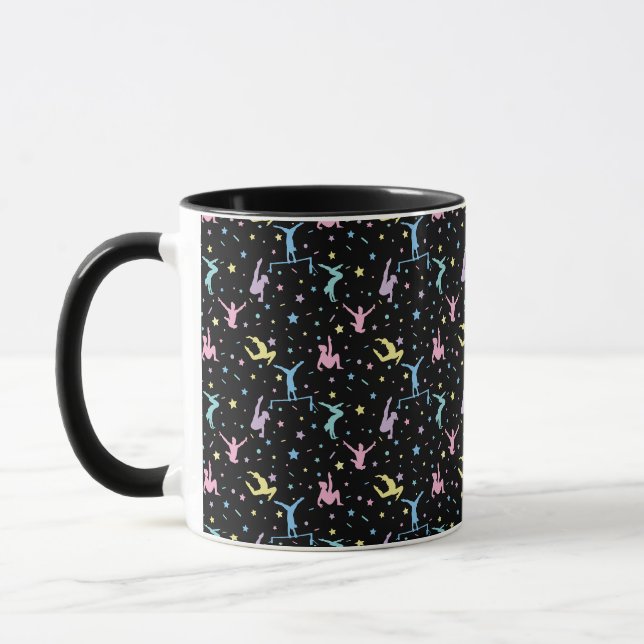 Caneca Ginástica Feminina Ginastas com Estrelas (Esquerda)