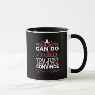 Caneca Ginástica Feminina - Seu Corpo Pode Fazer Qualquer