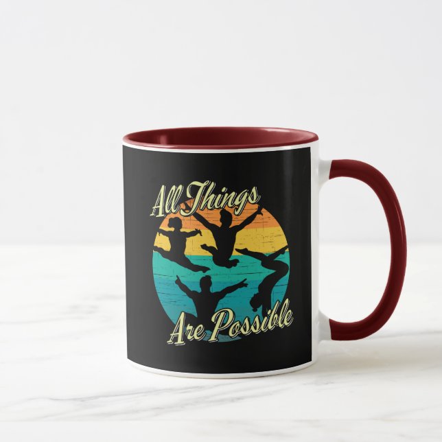 Caneca Ginástica Feminina - Todas as Coisas São Possíveis (Direita)