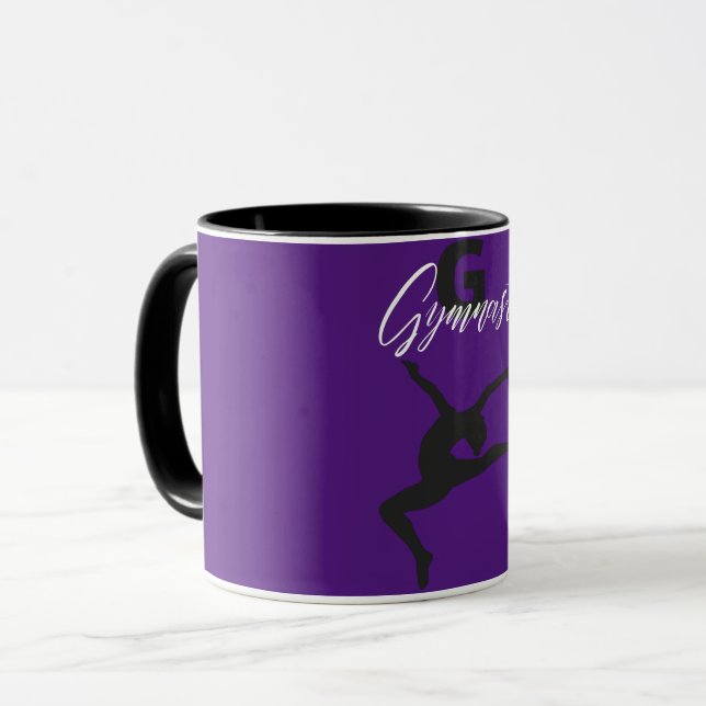 Caneca Ginástica Monograma G é para ginasta (Frente Esquerda)