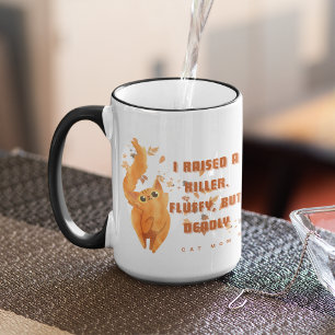 Caneca Ginger Cat, criei um assassino mortal, mas fofo