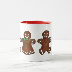 Caneca Gingercake Lady Woman Natal Cookie