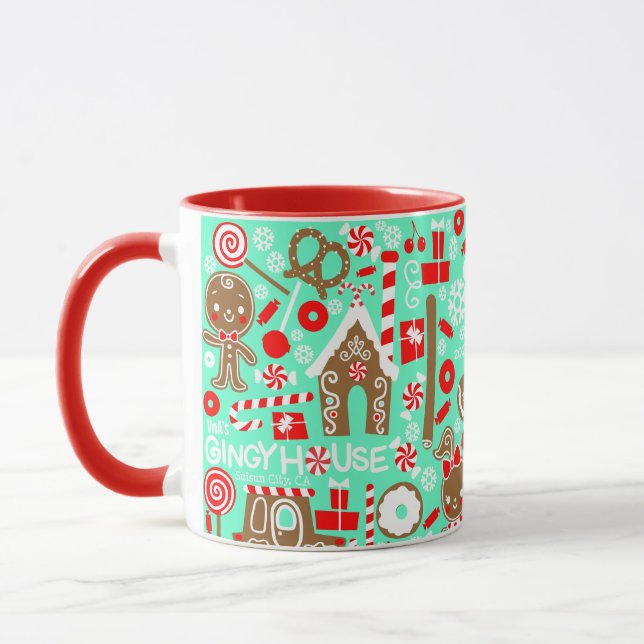 Caneca Gingy House Kenji e Gigi Mug (Esquerda)