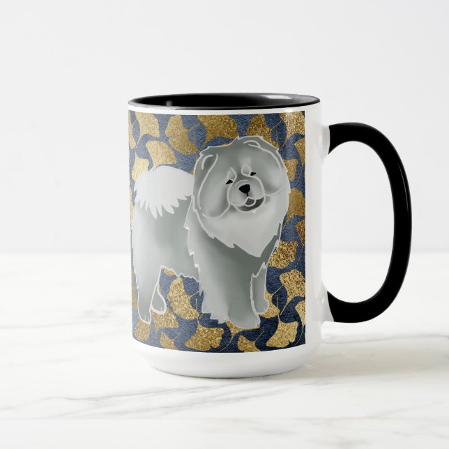 Caneca GINKGO, a vaca azul (Direita)
