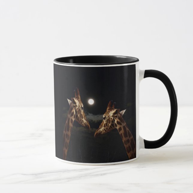 Caneca Girafa Amor À Lua, (Direita)