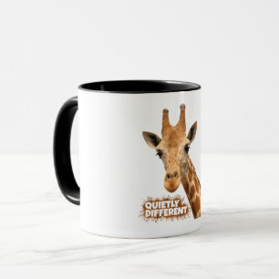Caneca Girafa Quietamente Diferente - Arte Girafa