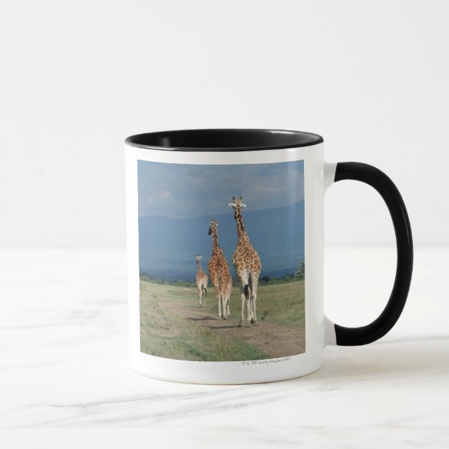 Caneca Girafa Reticulated (camelopardalis do Giraffa) 2 (Direita)