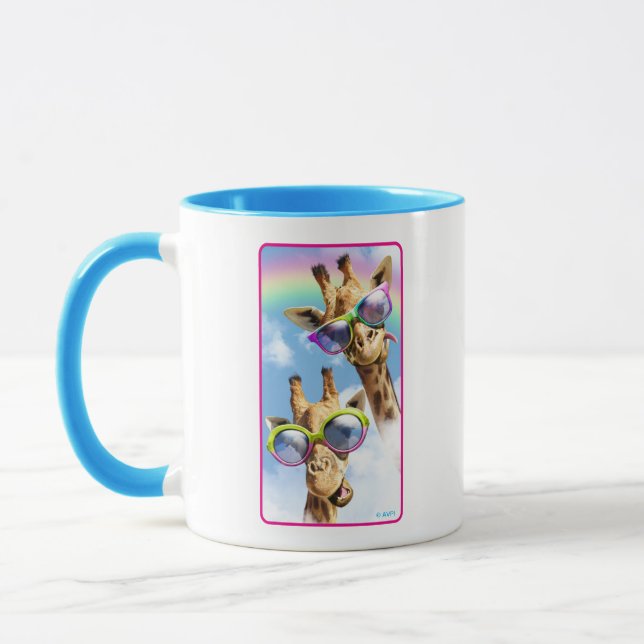 Caneca Girafas com óculos de sol (Esquerda)