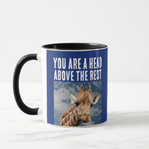 CANECA GIRAFFE PUN FUNNY CAFFEE MUG