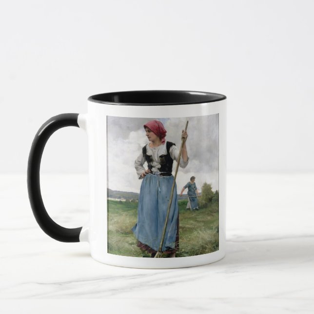 Caneca Girando o feno (óleo em canvas) (Esquerda)