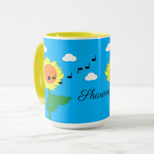 Caneca Girassóis Cantando: