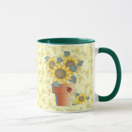 Caneca GIRASSÓIS por SHARON SHARPE