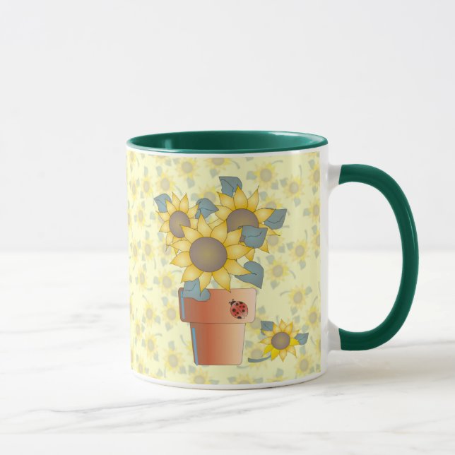 Caneca GIRASSÓIS por SHARON SHARPE (Direita)