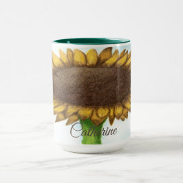 Caneca Girassol bonito