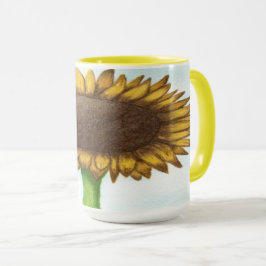 Caneca Girassol bonito