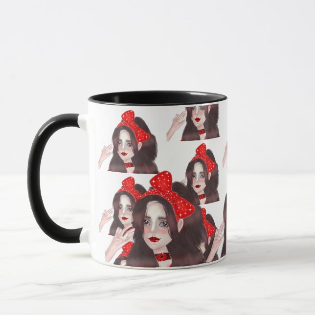 Caneca  Girl Drawing (Esquerda)