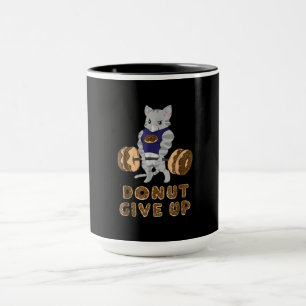 Caneca Giro de Rosquinha de Elevação de Cabeça de Gato