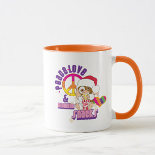 Caneca Gizmo Peace Love & Midnight Snacks