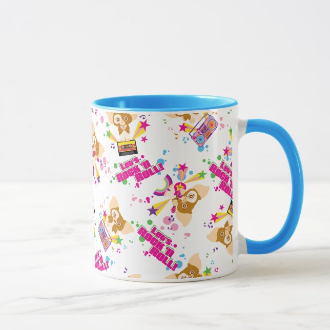 Caneca Gizmo | Vamos Rock 'n Roll Pattern (Direita)