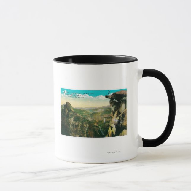 Caneca Glacier Point, Half Dome e Vale de Yosemite (Direita)