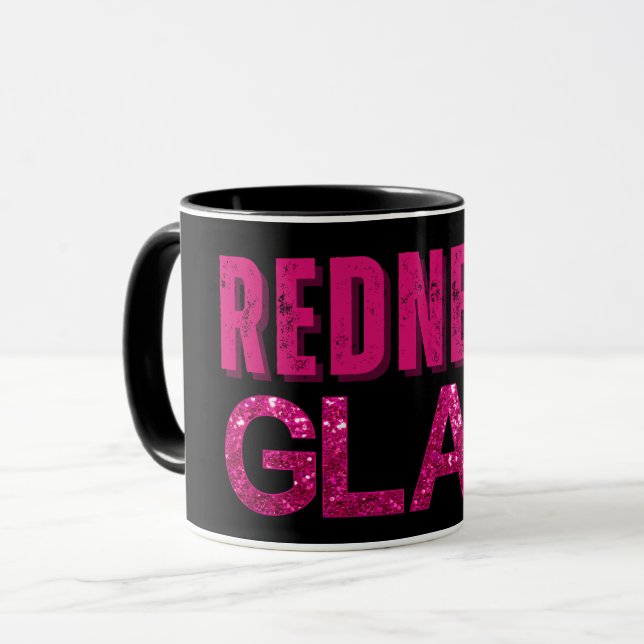 Caneca Glama Vermelhidão Rosa (Frente Esquerda)