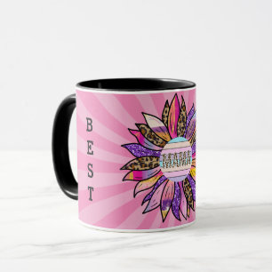 Caneca Glitter Personalize a melhor mãe de sempre