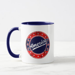 Caneca Global Traveler - América   USA Mug